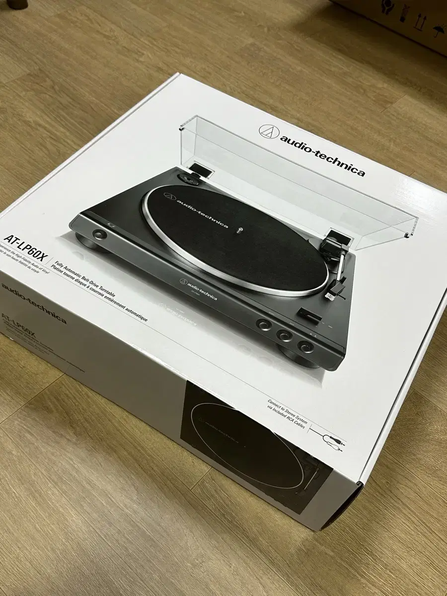 [미개봉/입문용] 오디오테크니카 AT-LP60X 블랙 턴테이블